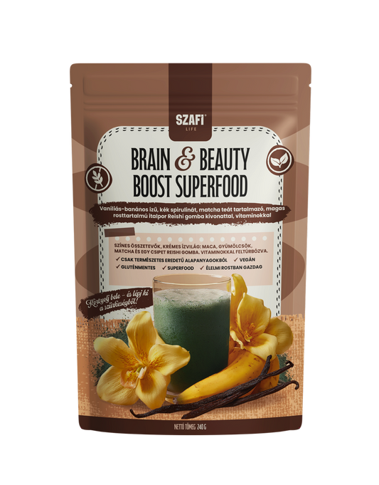 Szafi Life Brain & Beauty Boost superfood 240g (gluténmentes)