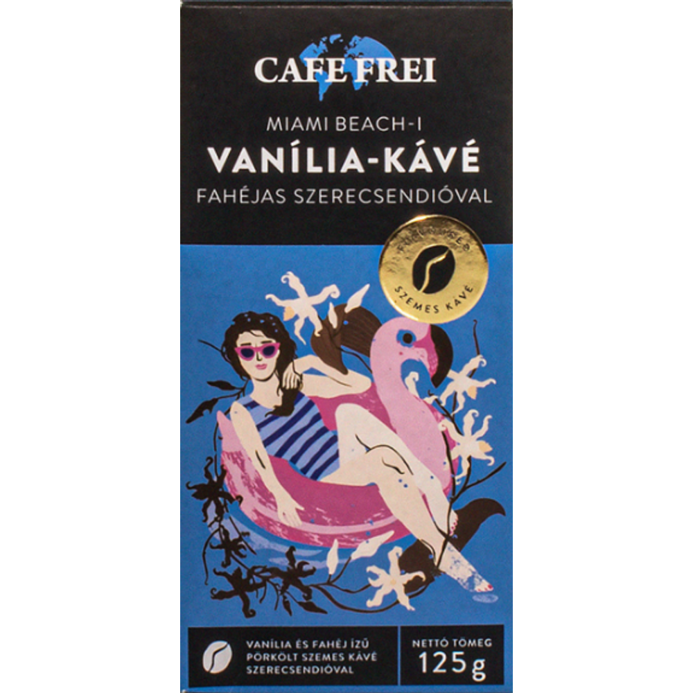 Cafe Frei Miami Beachi vanília kávé szerecsendióval 125 g