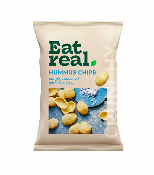 Eat real hummus chips - Sós ízû 45g (gluténmentes)