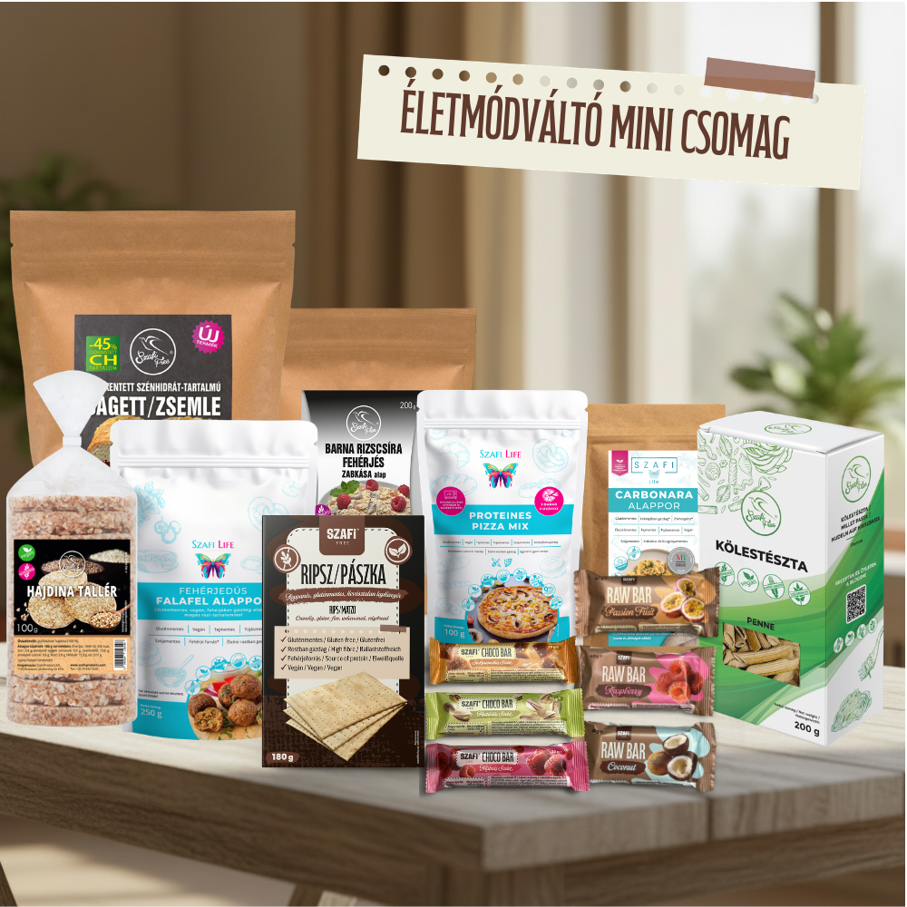 Életmódváltó Mini Csomag + 5 napos mintaétrend (gluténmentes)