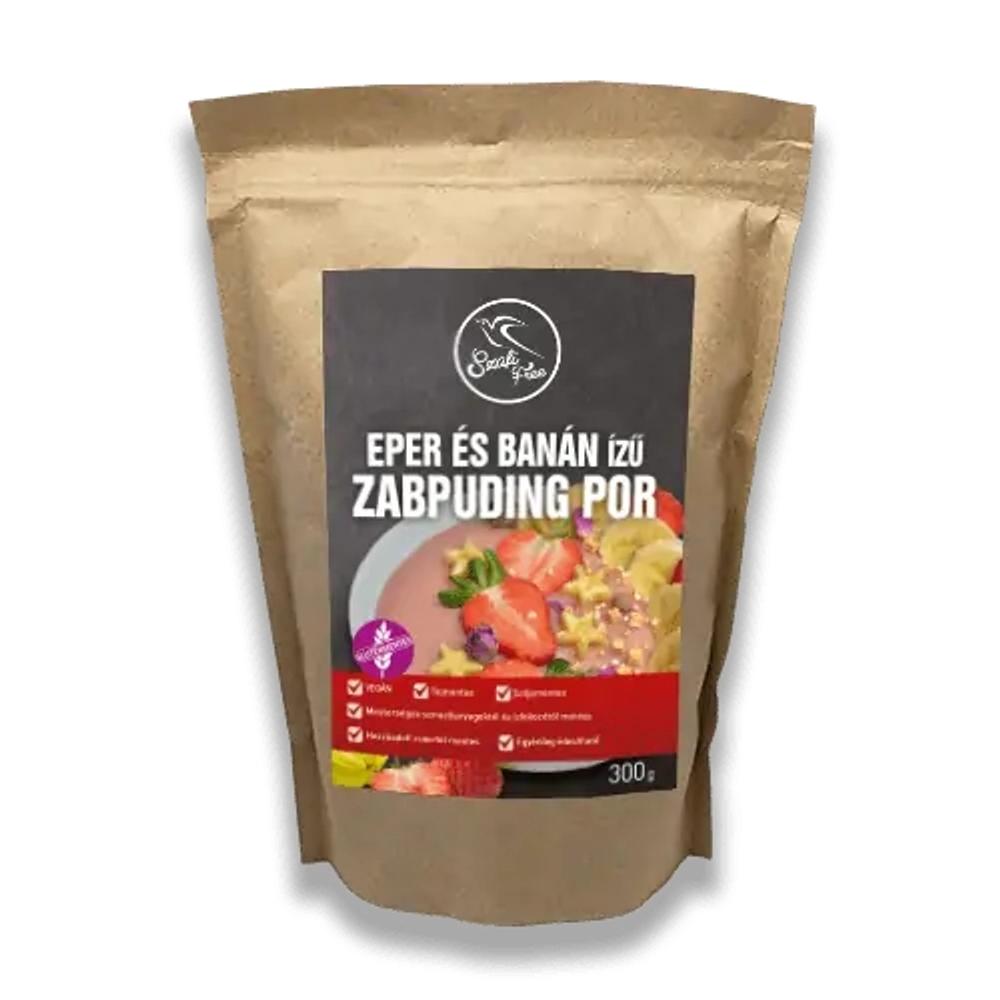 Szafi Free epres-banán ízű zabpuding por (gluténmentes, tejmentes) 300 g