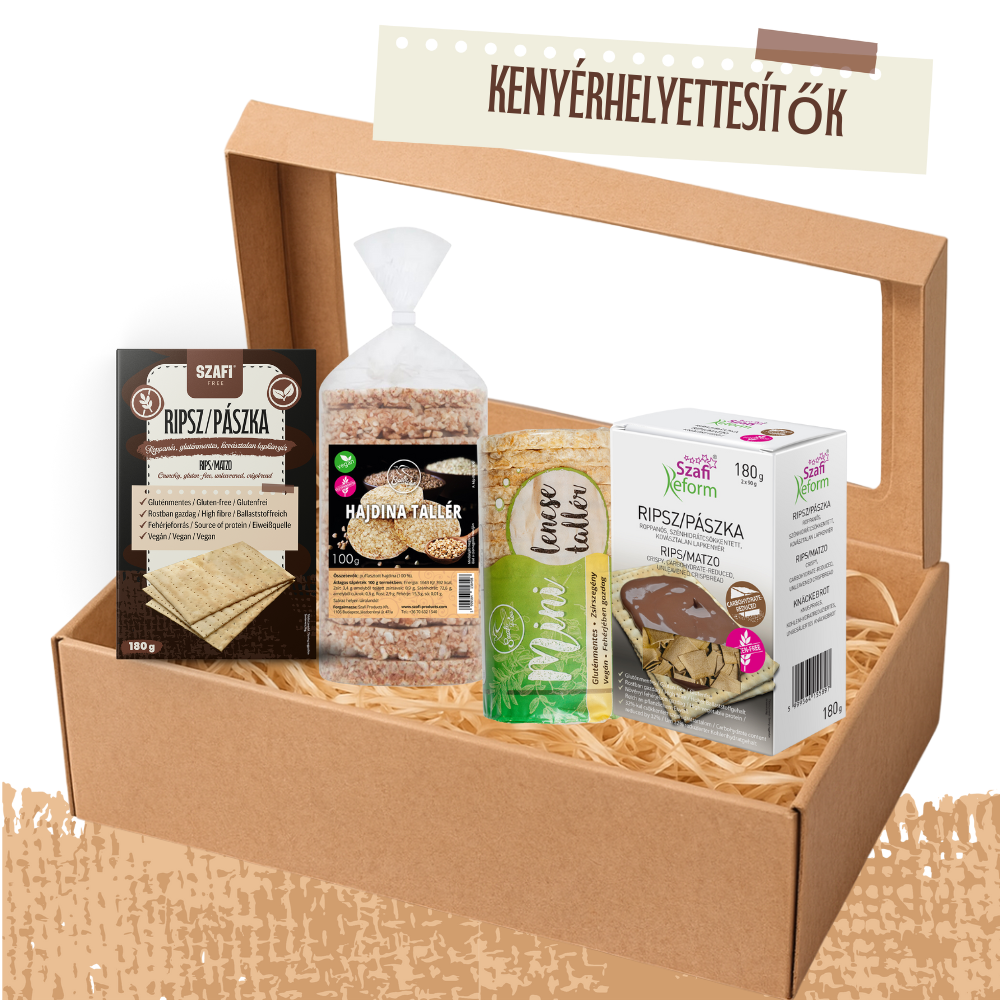 Kenyérhelyettesítők csomag - gluténmentes