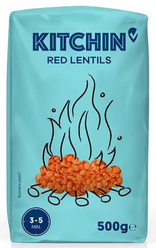 Kitchin Vörös lencse 500g