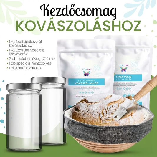 Kovászos Starter Pack (gluténmentes lisztkeverékekkel)