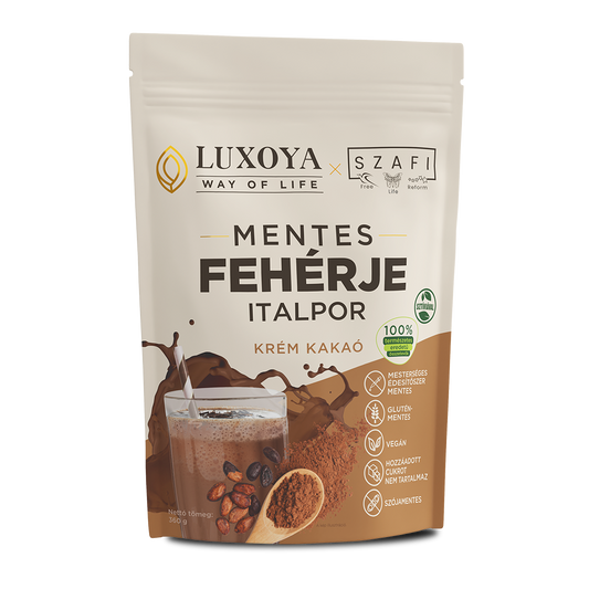 Luxoya-Szafi Csokoládé ízű fehérje italpor (gluténmentes) 360g