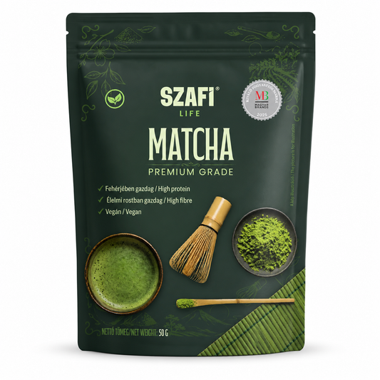Szafi Life Matcha Premium Grade 50g (gluténmentes)