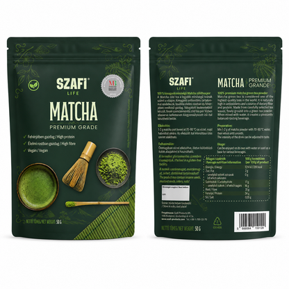 Szafi Life Matcha Premium Grade 50g (gluténmentes)