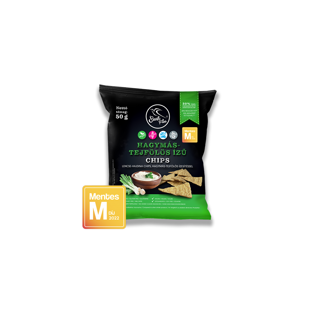 Szafi Free Hagymás-tejfölös ízű chips (gluténmentes) 50g