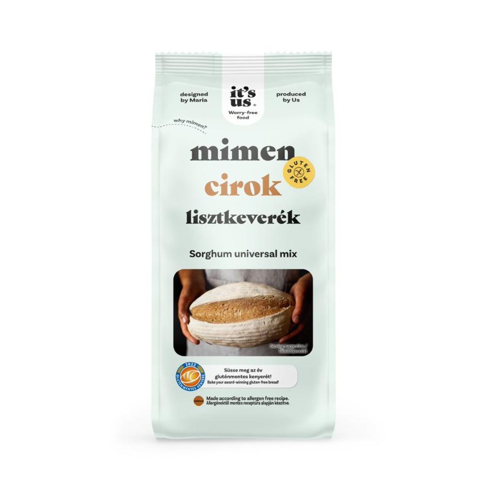 It's us MIMEN gluténmentes cirok pékáru lisztkeverék 500g