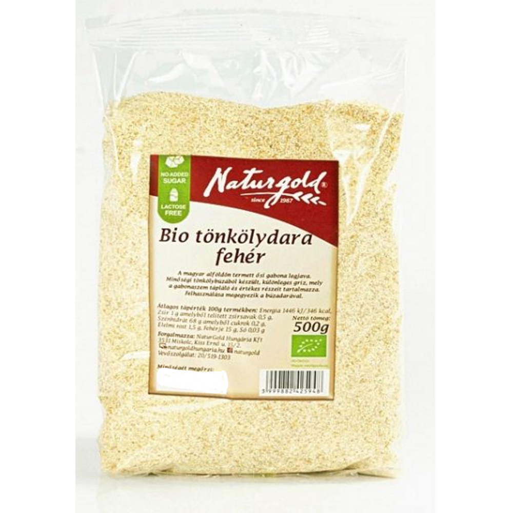 Naturgold Bio tönkölydara fehér 500 g