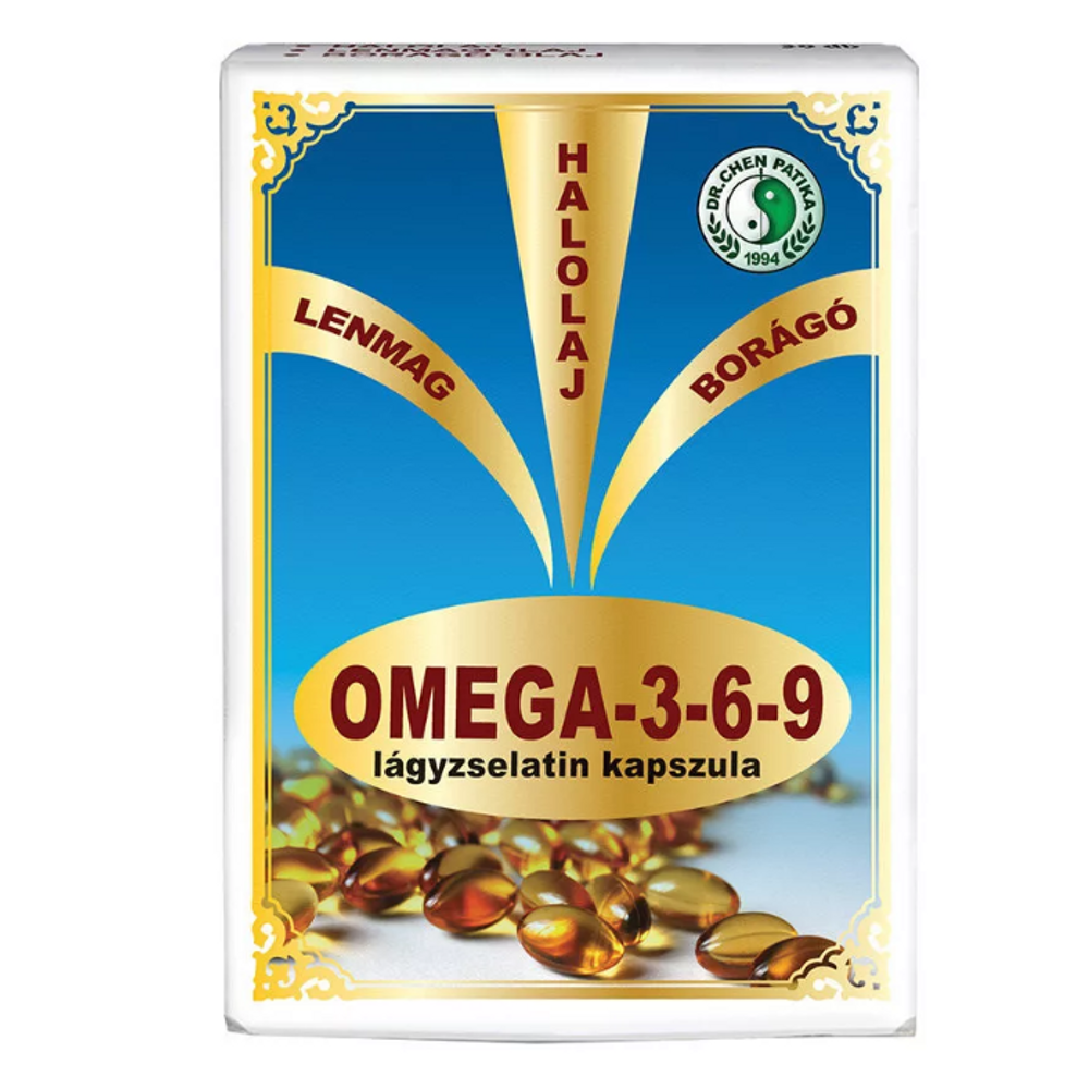 Dr. Chen Omega 3-6-9 lágyzselatin kapszula 30 db