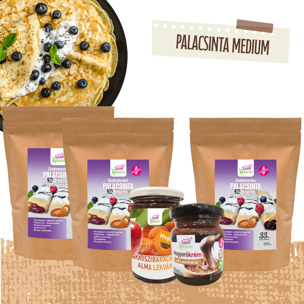 Palacsinta Medium csomag (gluténmentes)