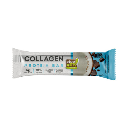 Rice up fehérjeszelet kollegénnel kókusz ízű (gluténmentes) 50g