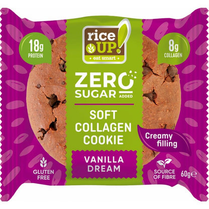 Rice Up Zero kollagénes protein keksz vanília ízű 60g