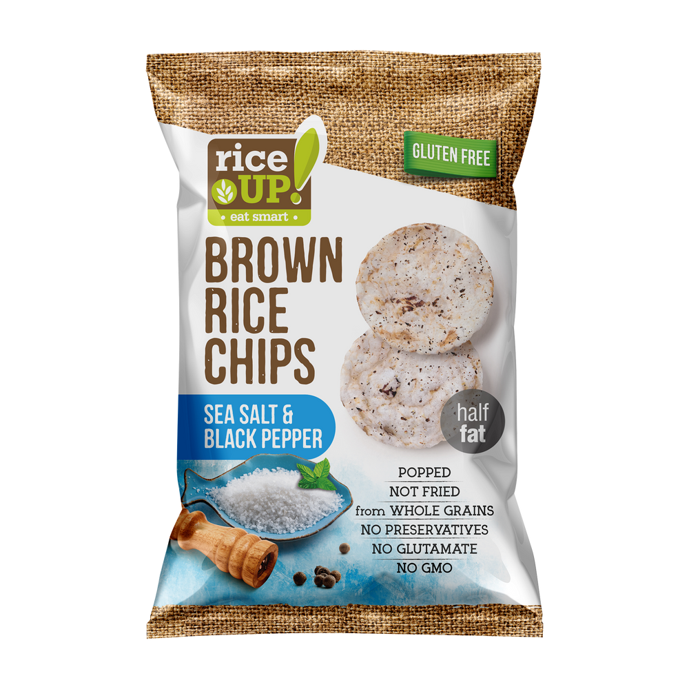 Rice Up Chips Sós és borsos ízű 60g