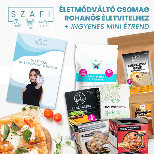 Szafi Busy Woman (rohanós) csomag gluténmentes termékekkel