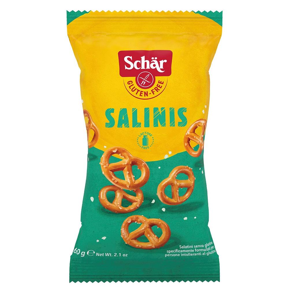 Schär Salinis - Gluténmentes, laktózmentes, tojásmentes sós kisperecek 60 g