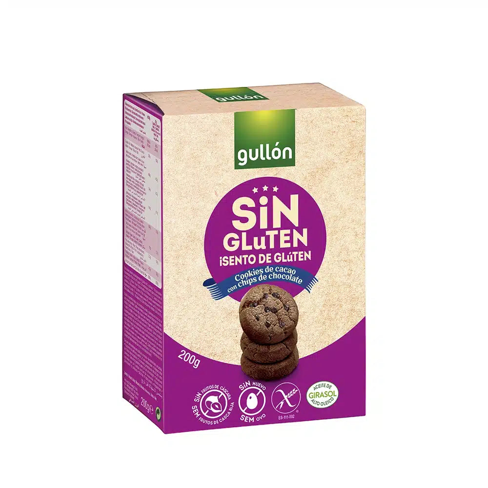 Gullon Choco chips 200g (gluténmentes)