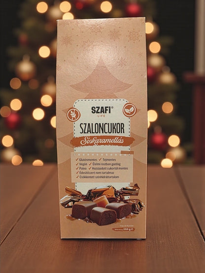 Szafi Life Sós karamellás szaloncukor 250g (gluténmentes)