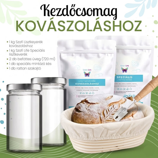 Kovászos Starter Pack (gluténmentes lisztkeverékekkel)
