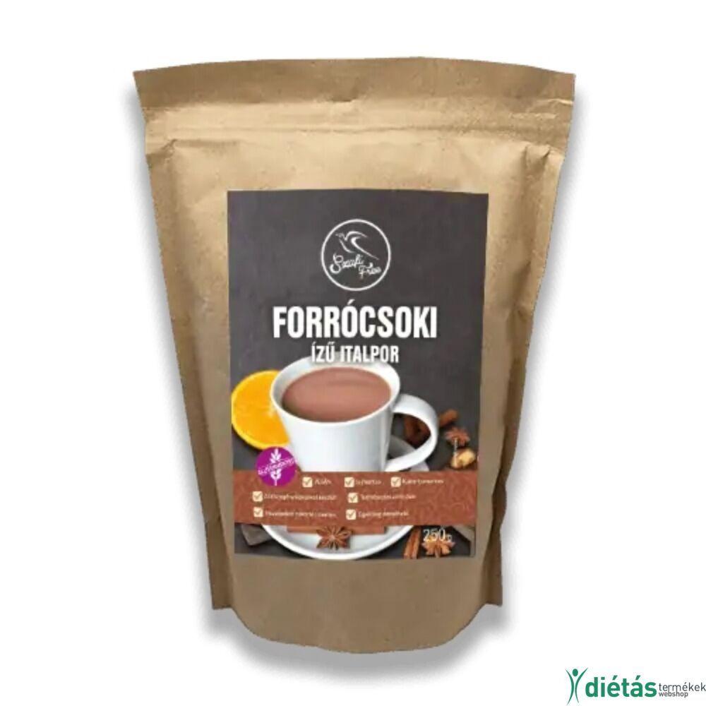 Szafi Free Forrócsoki ízű italpor (gluténmentes, tejmentes, hozzáadott cukortól mentes) 250 g