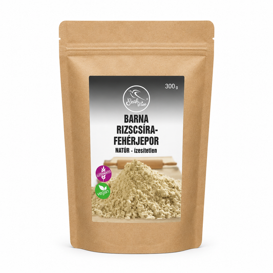 Szafi Free Barna rizscsíra-fehérjepor NATÚR- ízesítetlen (gluténmentes, vegán) 300 g