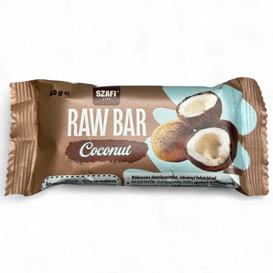 Szafi Life Raw bar coconut 40g (gluténmentes)