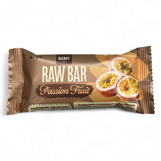 Szafi Life Raw bar passion fruit 40g (gluténmentes)
