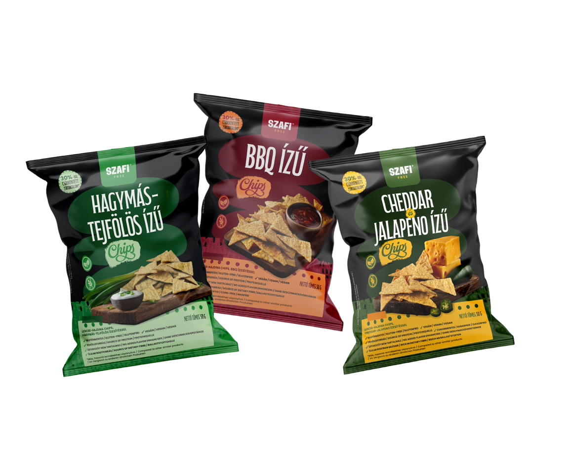 Szafi Free Hagymás-tejfölös ízű chips (gluténmentes) 50g