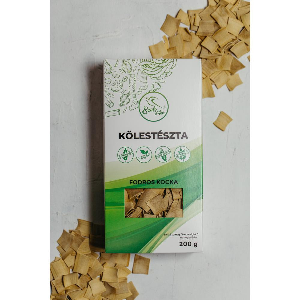 Szafi Free Kölestészta - Fodros kocka (gluténmentes, vegán) 200g