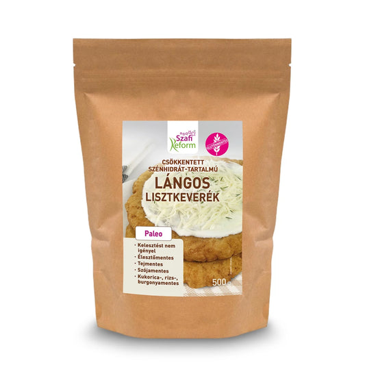 Szafi Reform gluténmentes csökkentett szénhidrát-tartalmú lángos lisztkeverék (Paleo) 500 g