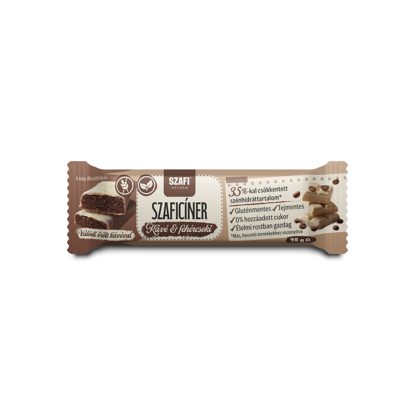 Szafi Reform Szaficíner szelet 25g (gluténmentes)