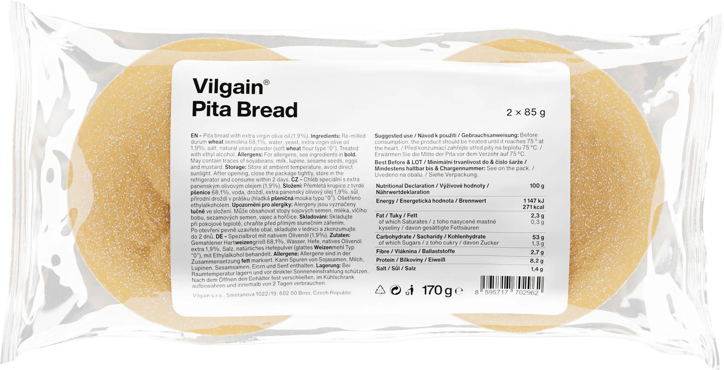 Vilgain Pita kenyér 170g