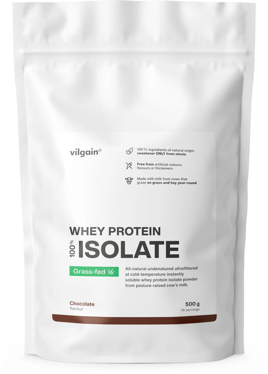 Vilgain Grass-Fed Whey protein izolátum csokoládé 500g