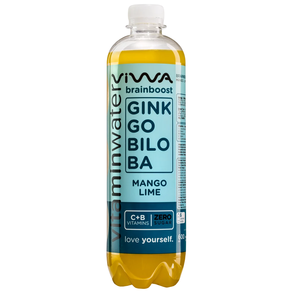 Viwa Brainboost ginkgobiloba mangó-lime ízû ital 600ml (gluténmentes)