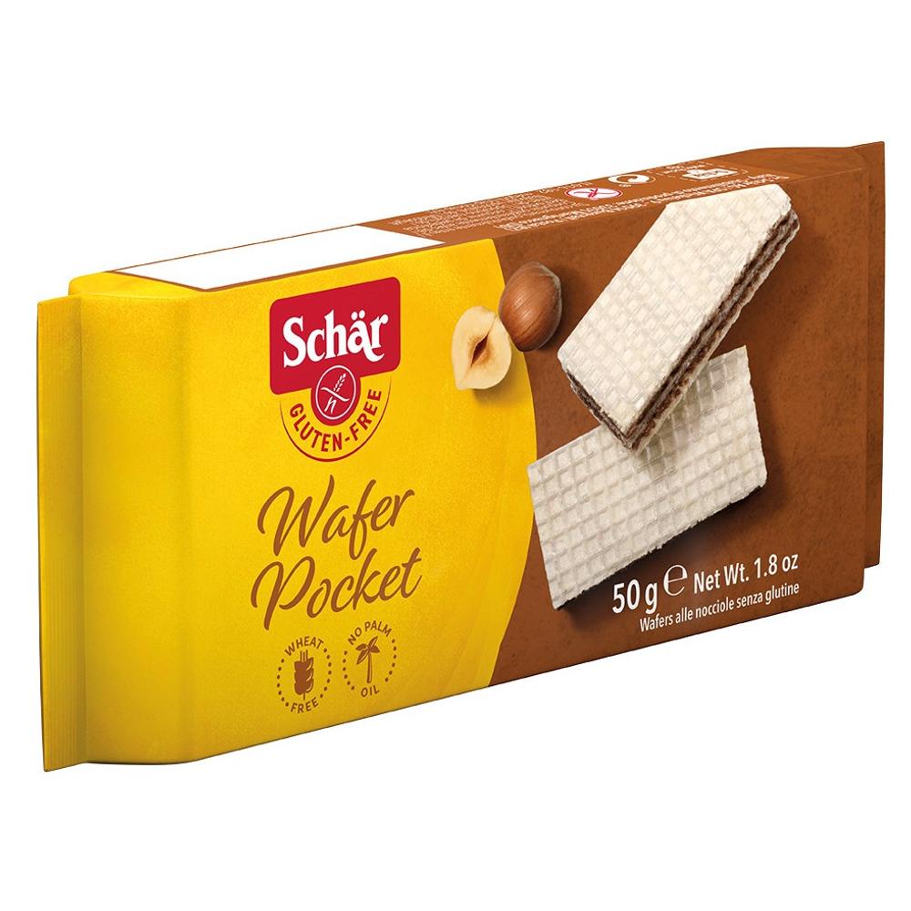 Schär Wafer Pocket gluténmentes mogyorós ostya 50 g