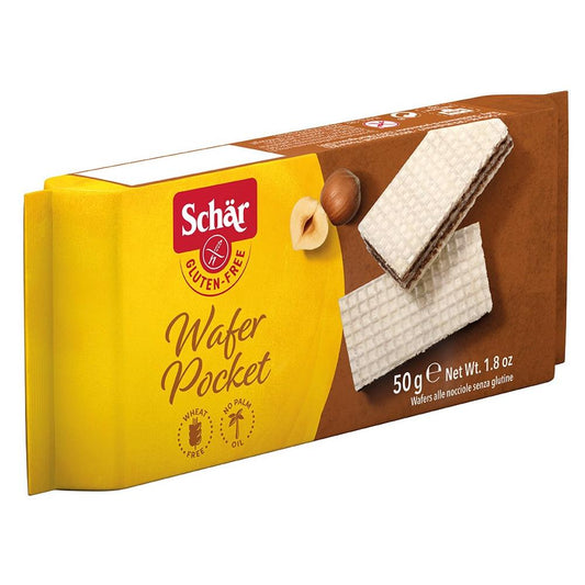 Schär Wafer Pocket gluténmentes mogyorós ostya 50 g
